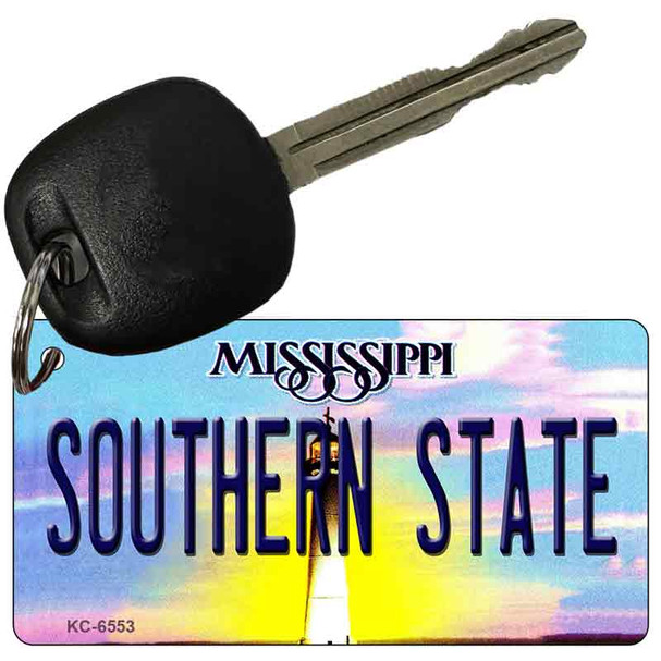 Southern State Mississippi State License Plate Wholesale Key Chain