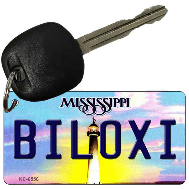 Biloxi Mississippi State License Plate Wholesale Key Chain