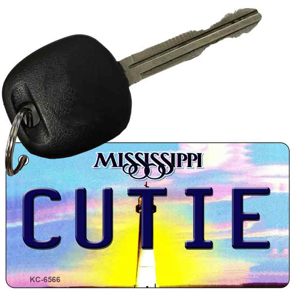 Cutie Mississippi State License Plate Wholesale Key Chain