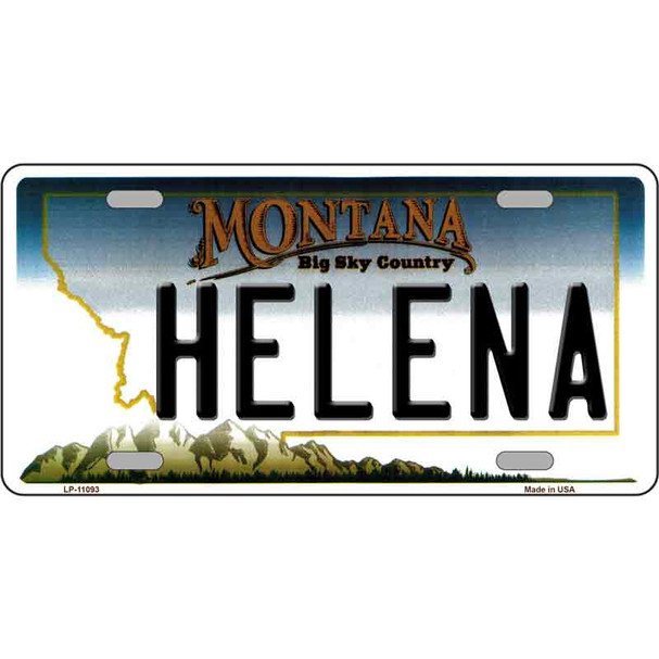 Helena Montana State Novelty Wholesale License Plate