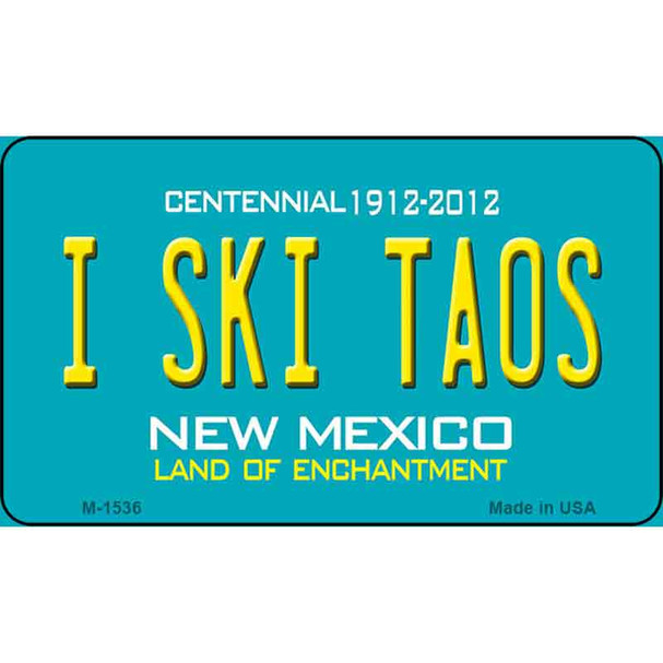 I Ski Taos New Mexico Novelty Wholesale Magnet