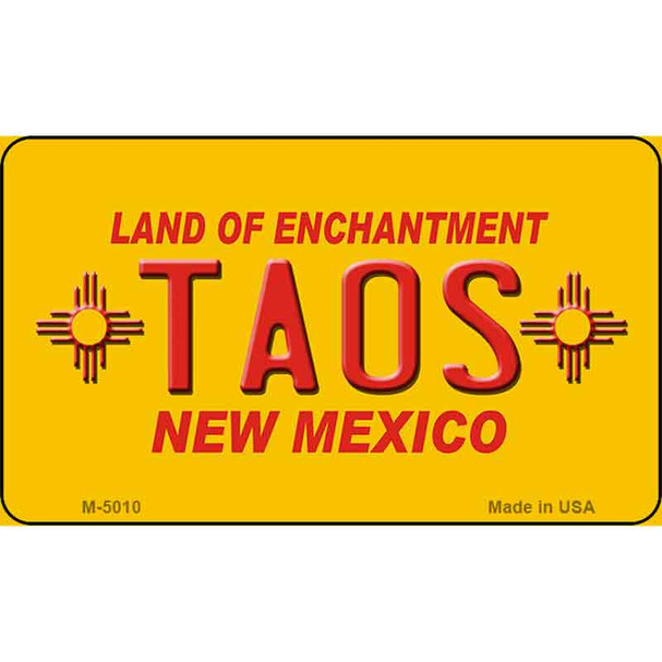 Taos Yellow New Mexico Novelty Wholesale Magnet