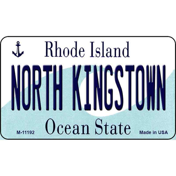 North Kingstown Rhode Island State License Plate Novelty Wholesale Magnet M-11192