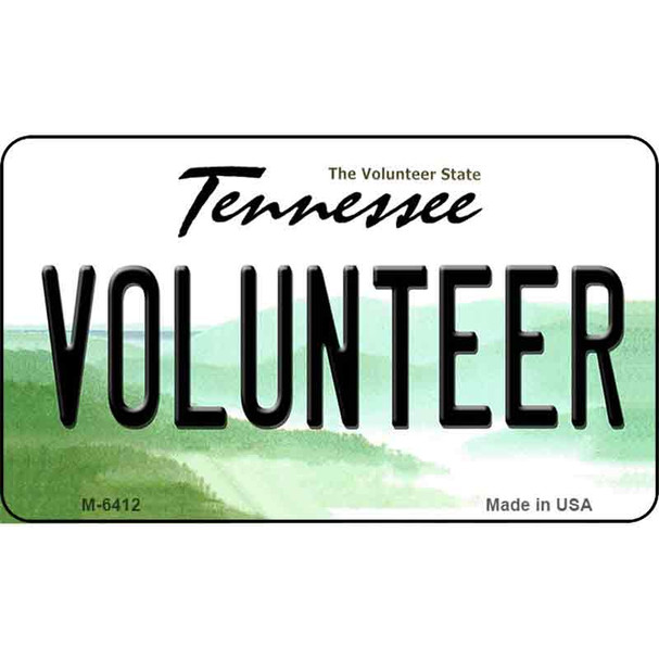 Volunteer Tennessee State License Plate Wholesale Magnet M-6412