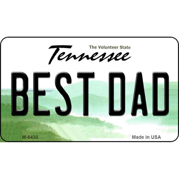Best Dad Tennessee State License Plate Wholesale Magnet M-6430