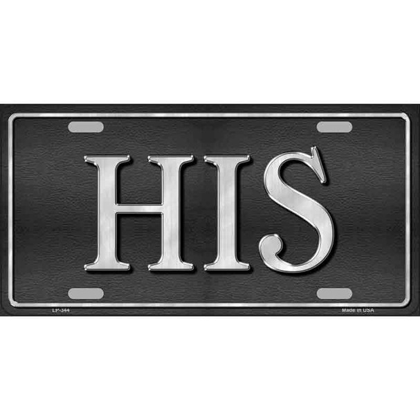 HIS Wholesale Metal Novelty License Plate