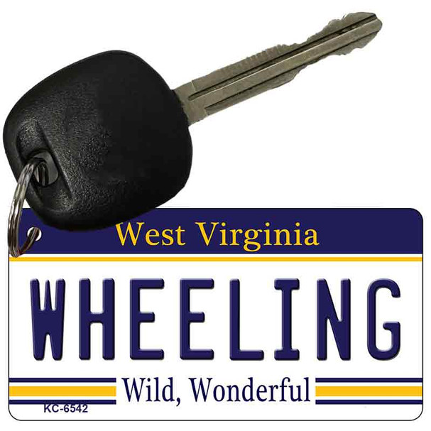 Wheeling West Virginia License Plate Wholesale Key Chain