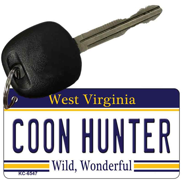 Coon Hunter West Virginia License Plate Wholesale Key Chain