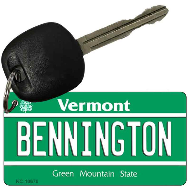 Bennington Vermont License Plate Novelty Wholesale Key Chain