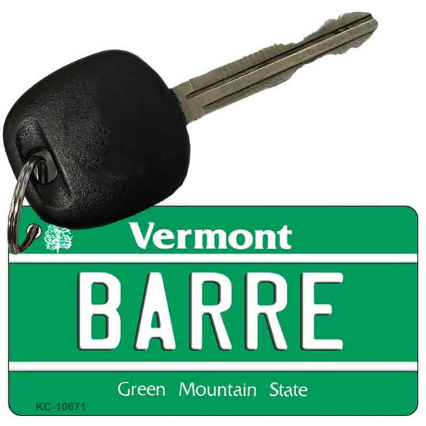 Barre Vermont License Plate Novelty Wholesale Key Chain