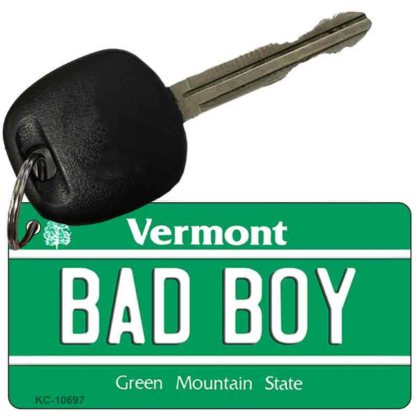 Bad Boy Vermont License Plate Novelty Wholesale Key Chain