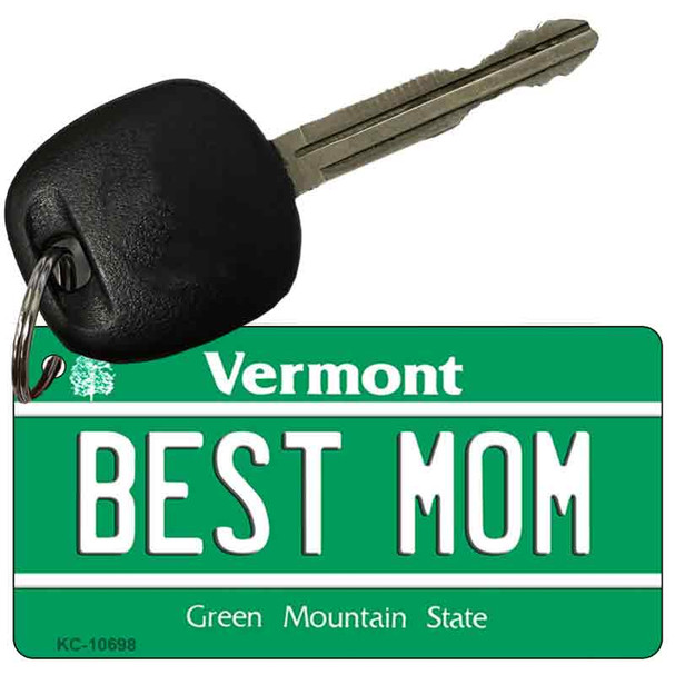 Best Mom Vermont License Plate Novelty Wholesale Key Chain