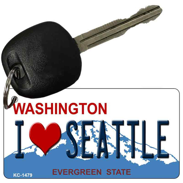 I Love Seattle Washington State License Plate Wholesale Key Chain