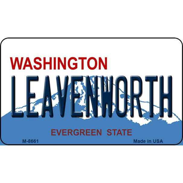 Leavenworth Washington State License Plate Wholesale Magnet M-8661