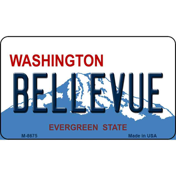 Bellevue Washington State License Plate Wholesale Magnet M-8675