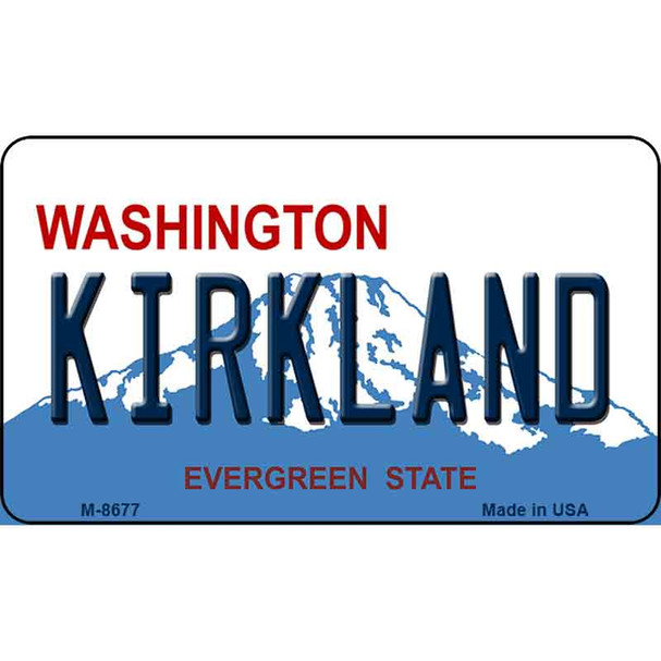 Kirkland Washington State License Plate Wholesale Magnet M-8677