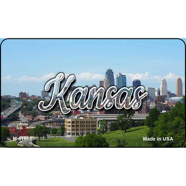 Kansas Downtown Skyline Wholesale Magnet M-11600