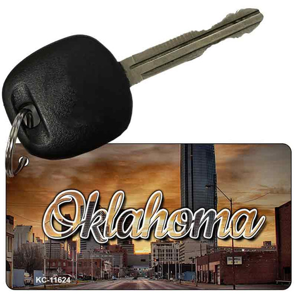 Oklahoma Sunset Skyline Wholesale Key Chain