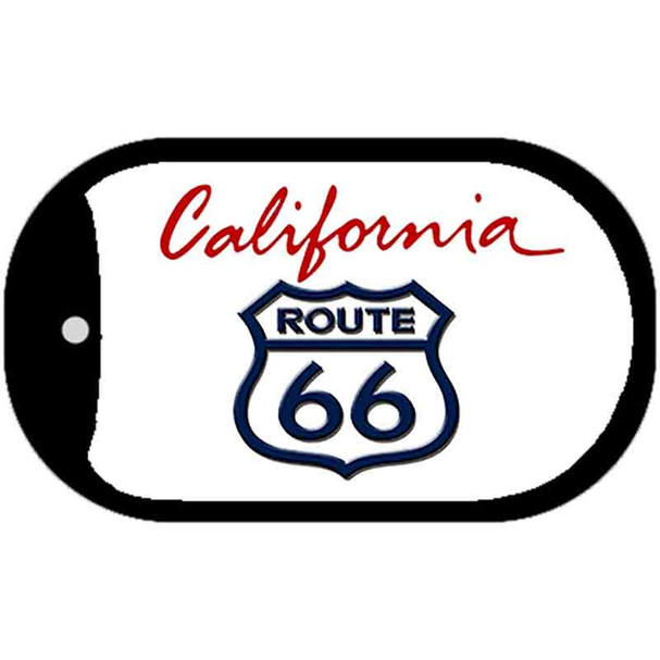 RT 66 California State License Plate Wholesale Dog Tag Necklace