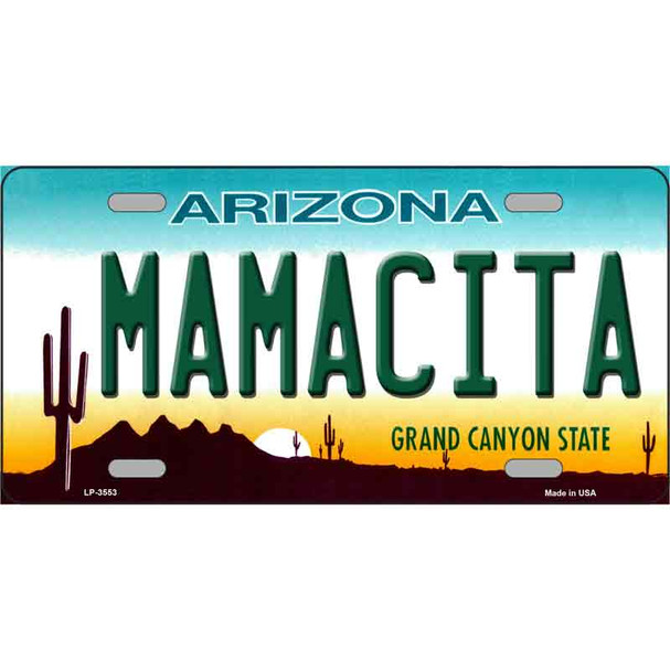 Mamacita Arizona Wholesale Metal Novelty License Plate