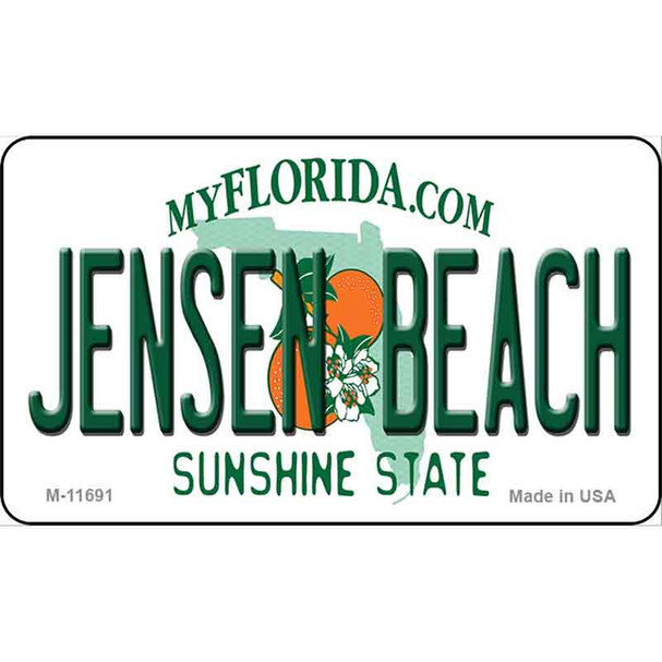 Jensen Beach Florida State License Plate Wholesale Magnet M-11691