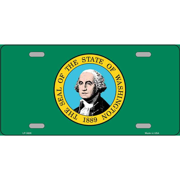 Washington State Flag Wholesale Metal Novelty License Plate