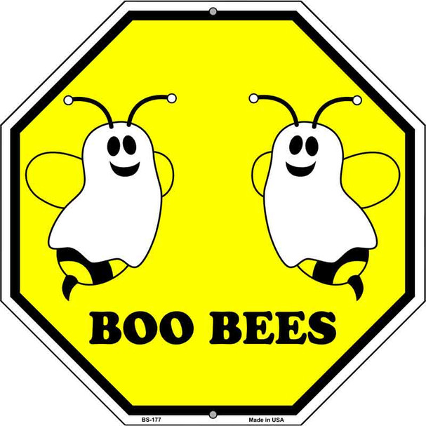 Boo Bees Wholesale Metal Novelty Octagon Stop Sign