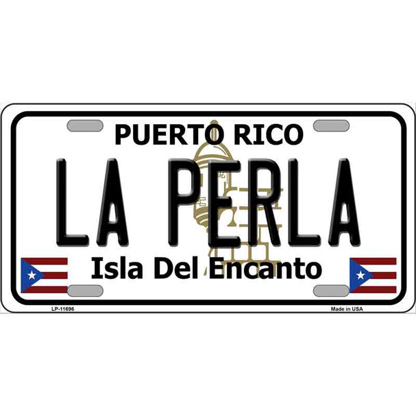 La Perla Puerto Rico Wholesale Novelty License Plate