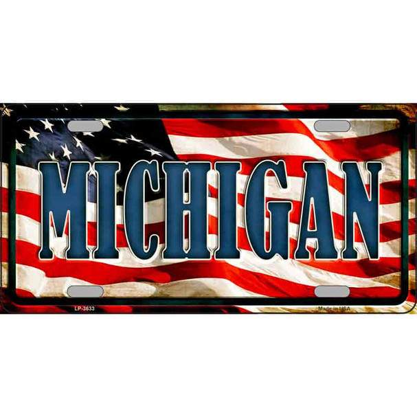 Michigan Wholesale Metal Novelty License Plate