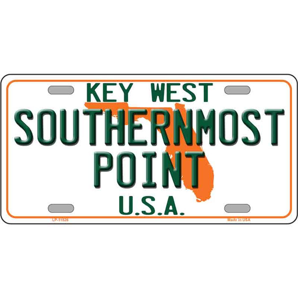 Key Chain West Southernmost Point Wholesale Novelty License Plate