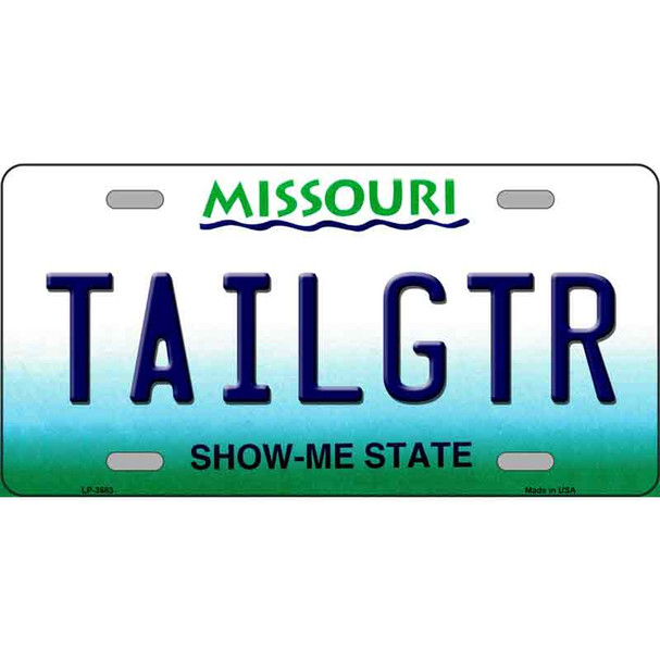 Tailgtr Missouri Novelty Wholesale Metal License Plate