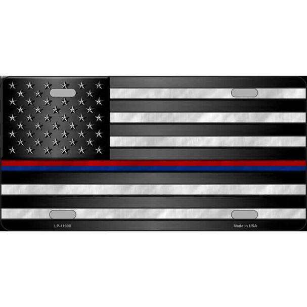 First Responder American Flag Wholesale Novelty License Plate