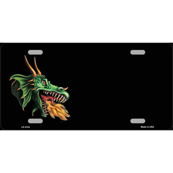 Dragon Offset Customizable Wholesale Metal Novelty License Plate