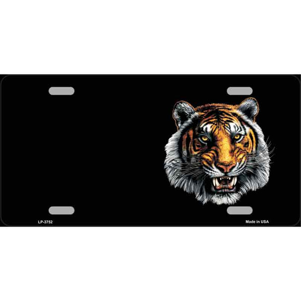 Tiger Offset Wholesale Metal Novelty License Plate