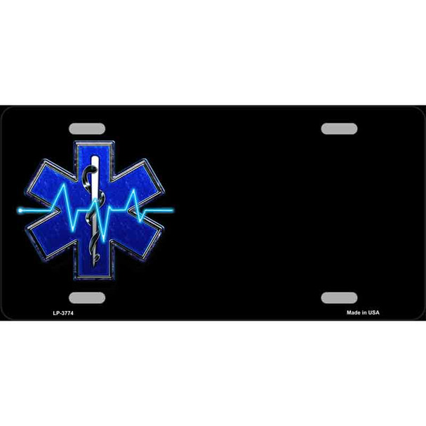 Medical Rescue Logo Offset Wholesale Metal Novelty License Plate