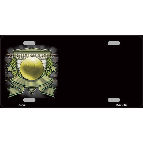 Volleyball Banner Offset Wholesale Metal Novelty License Plate