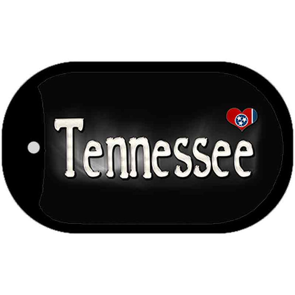 Tennessee Flag Script Wholesale Novelty Dog Tag