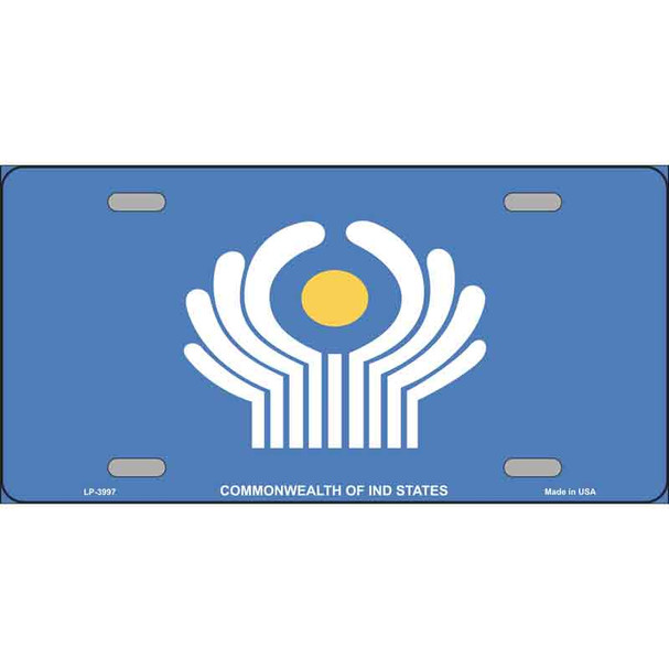 Commonwealth Of Ind States Flag Wholesale Metal Novelty License Plate