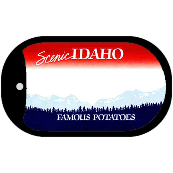 Idaho Blank Wholesale Dog Tag Necklace