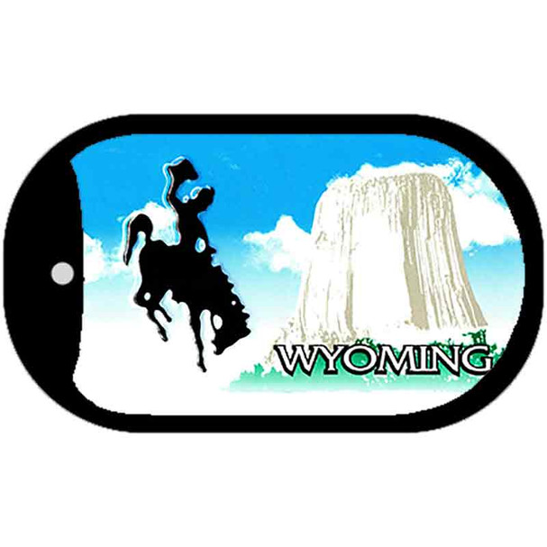 Wyoming Blank Wholesale Dog Tag Necklace