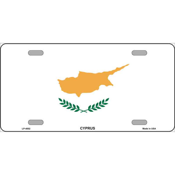 Cyprus Flag Wholesale Metal Novelty License Plate