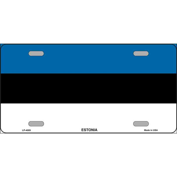 Estonia Flag Wholesale Metal Novelty License Plate