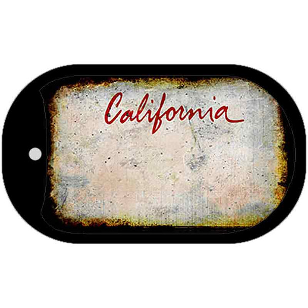 California Rusty Blank Wholesale Dog Tag Necklace