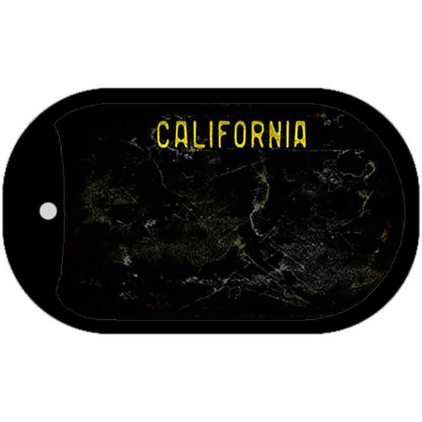 California Black Rusty Blank Wholesale Dog Tag Necklace