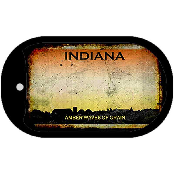 Indiana Rusty Blank Wholesale Dog Tag Necklace DT-8517