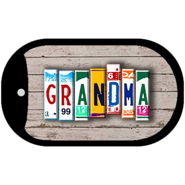 Grandma Plate Art Wholesale Dog Tag Necklace