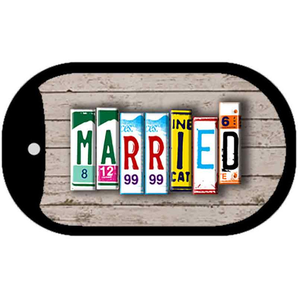 Married Plate Art Wholesale Dog Tag Necklace