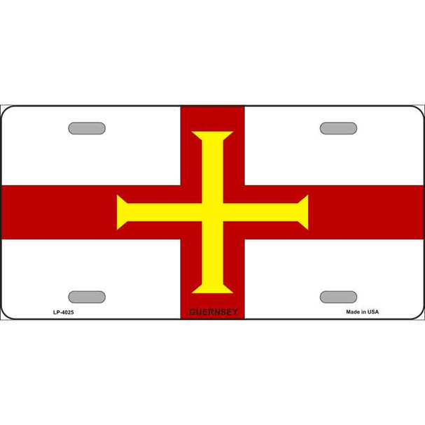 Guernsey Flag Wholesale Metal Novelty License Plate