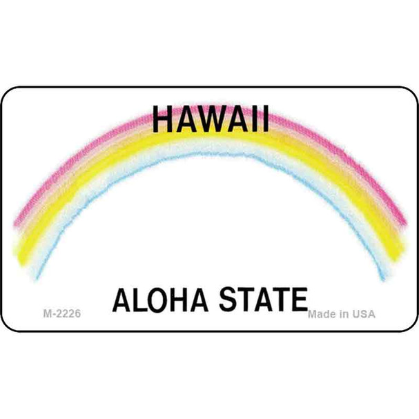 Hawaii Blank Background Wholesale Aluminum Magnet M-2226