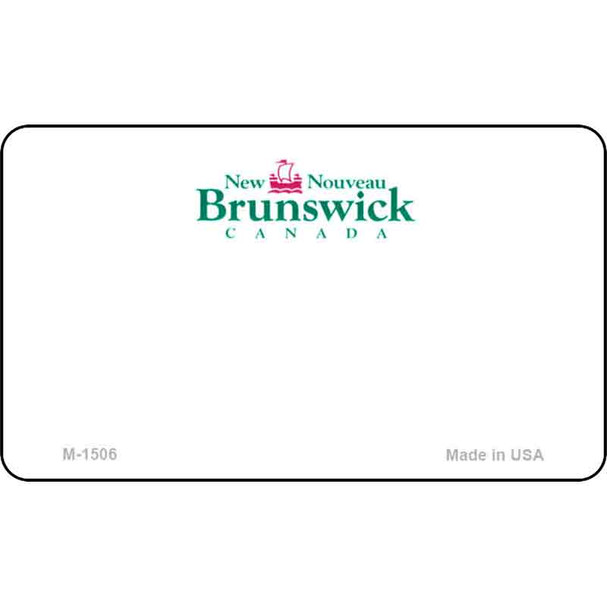 New Brunswick Blank Background Wholesale Aluminum Magnet M-1506